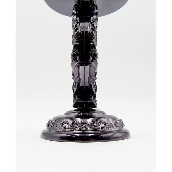 Bath And Body Works Halloween Candle Holder Lenticular Skulls Black Spooky 2023 - Picture 7 of 12